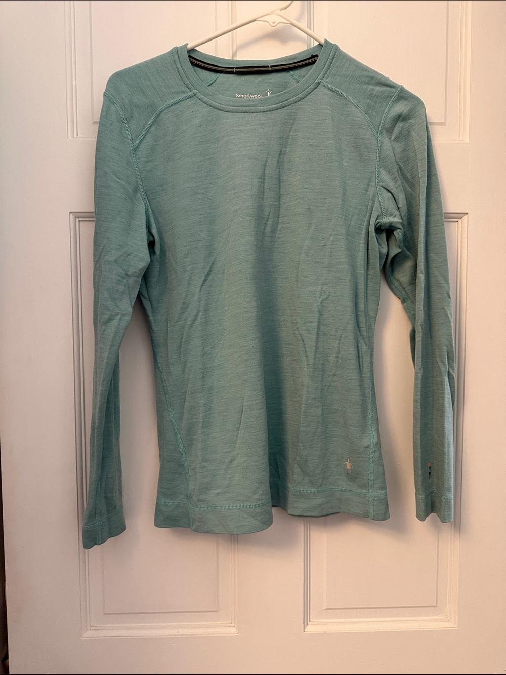 Smartwool Long Sleeve Crew Top in Teal